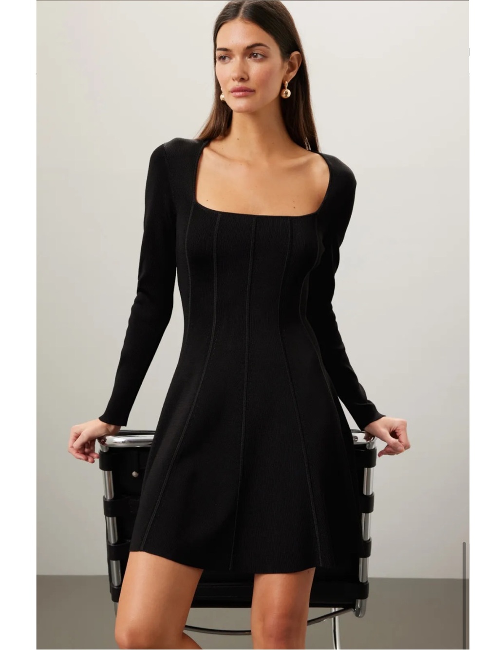 Toccin Skylar Flare Mini Dress, Size: L